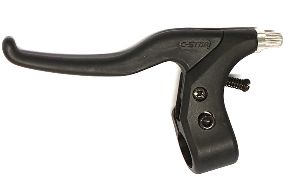 C-Stern Bremsgriff Rollerbrake links 4-Finger schwarz