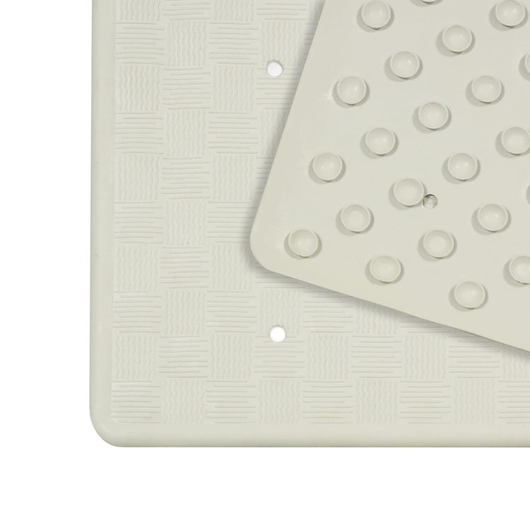 Niederländische Hausbad Matte Anti -Slip 35x75 Weiß