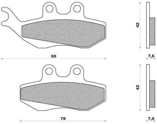 Newfren Bremsbelagsatz FD0281 Generic Trigger Toxic Front