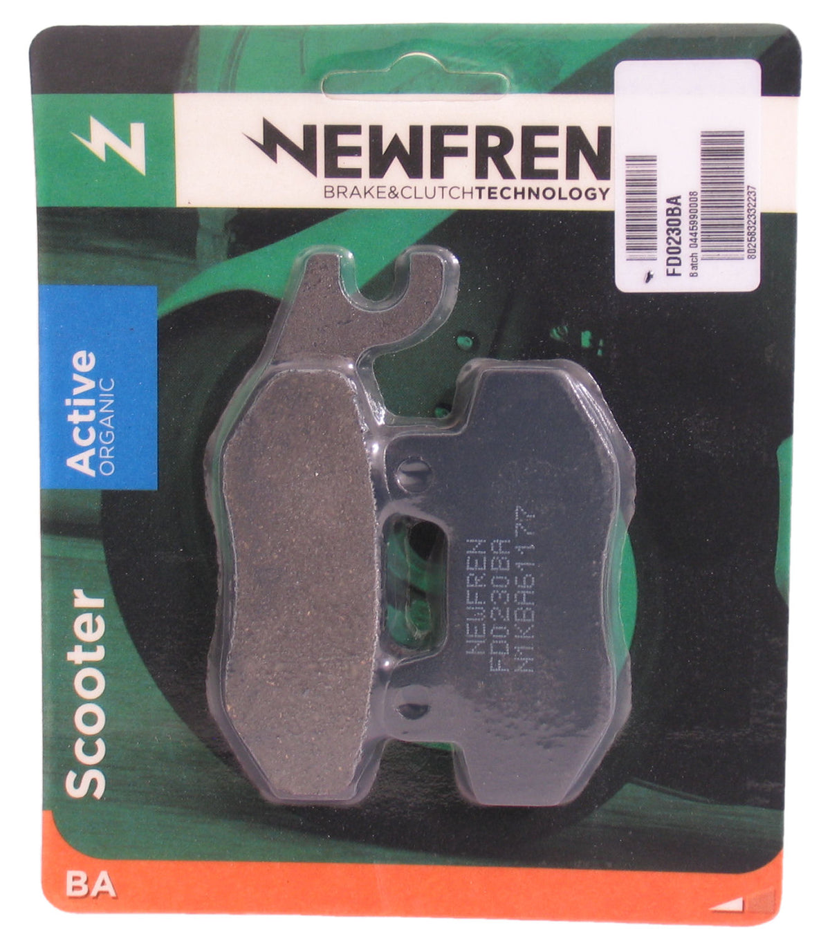 NEWFRen Bremsblock Set FD0230 Agility, Stutfohlen TGB 303