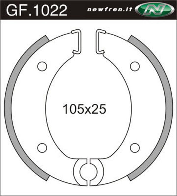 NEWFRen Bremssegment Set GF1022 MV50