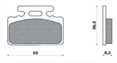 Newfren Bremsblock Set fd0139 mio für