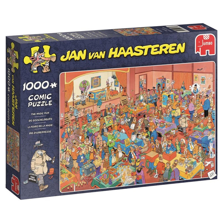 Jumbo -Puzzle Jan van Haasteren de Goochelbeurs 1000 Stück