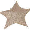 Weihnachtsstern 50 cm 30 LED -Stoff Gold