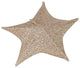 Weihnachtsstern 50 cm 30 LED -Stoff Gold