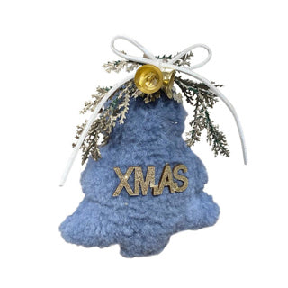 Weihnachten Hangdeco 12cm Blue 3 Assorti