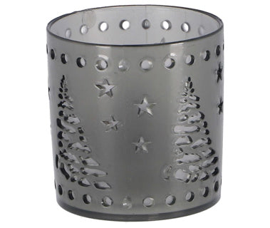 Teelichthalter führte 7,5 cm grau