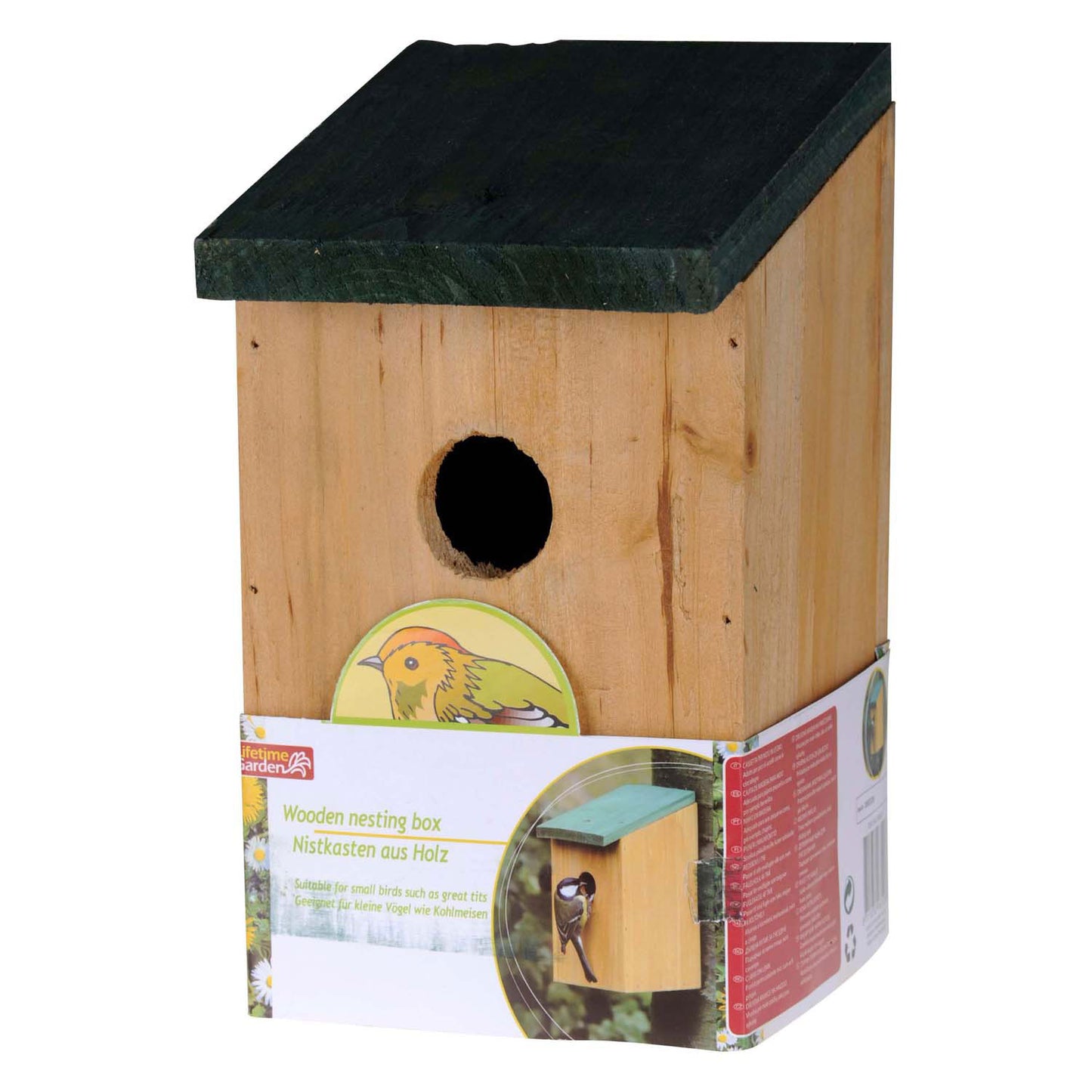 Nistkasten Holz 22 cm | 4 Stück