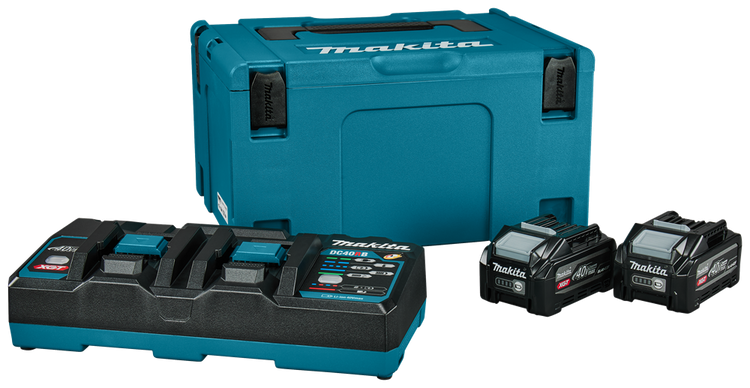 Makita Starterset DC40RB 2x BL4040F | 40v 4,0ah – 1911d8-0