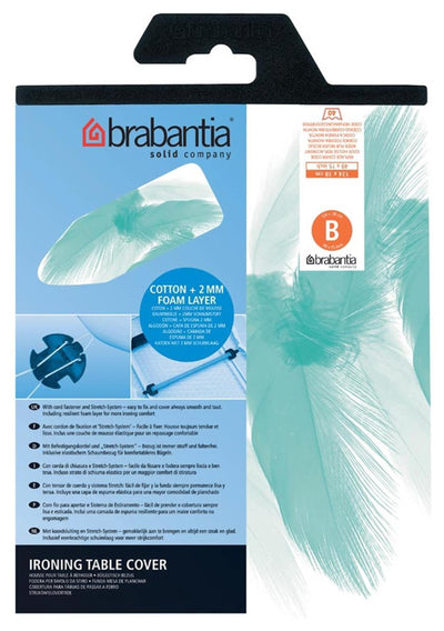 Brabantia Bügelbrettabdeckung 124 x 38 cm Farbsorti