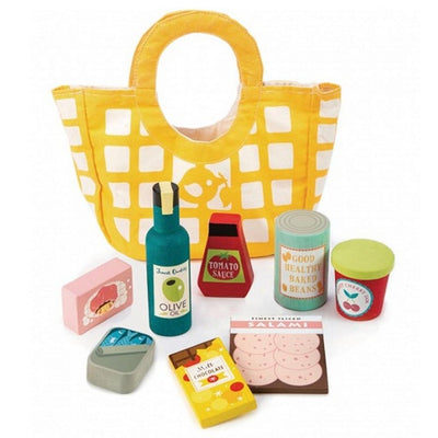 Tender Toy Tender Toys Holzkugel + Leinwandtasche
