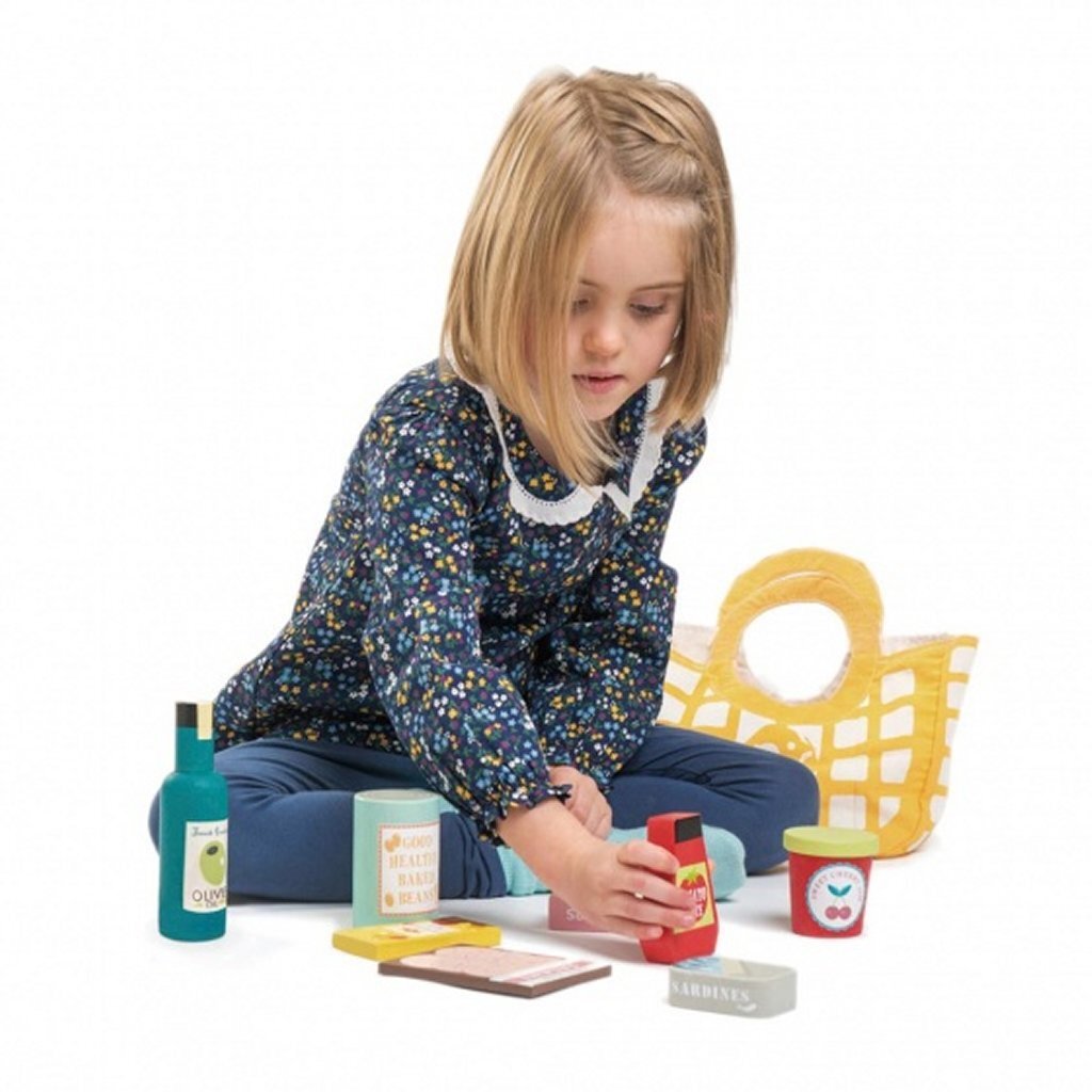 Tender Toy Tender Toys Holzkugel + Leinwandtasche