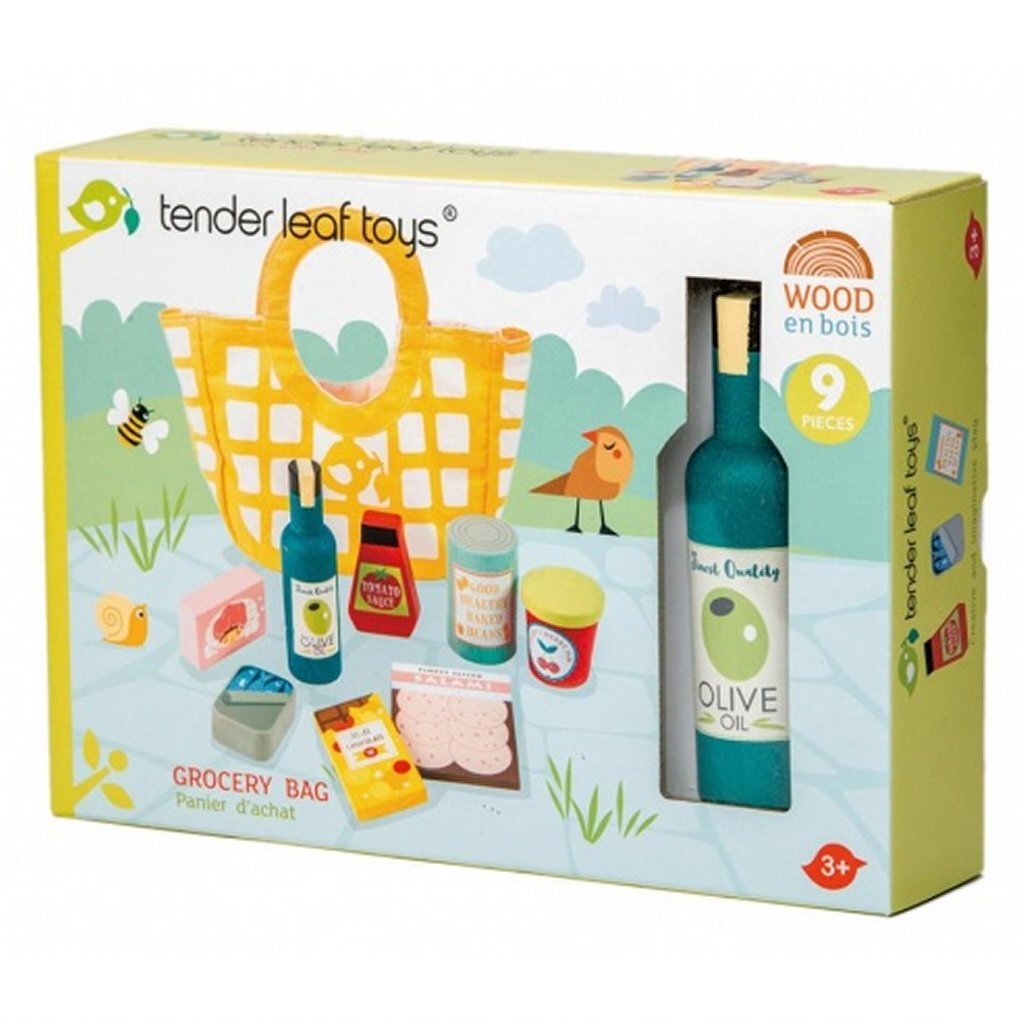 Tender Toy Tender Toys Holzkugel + Leinwandtasche