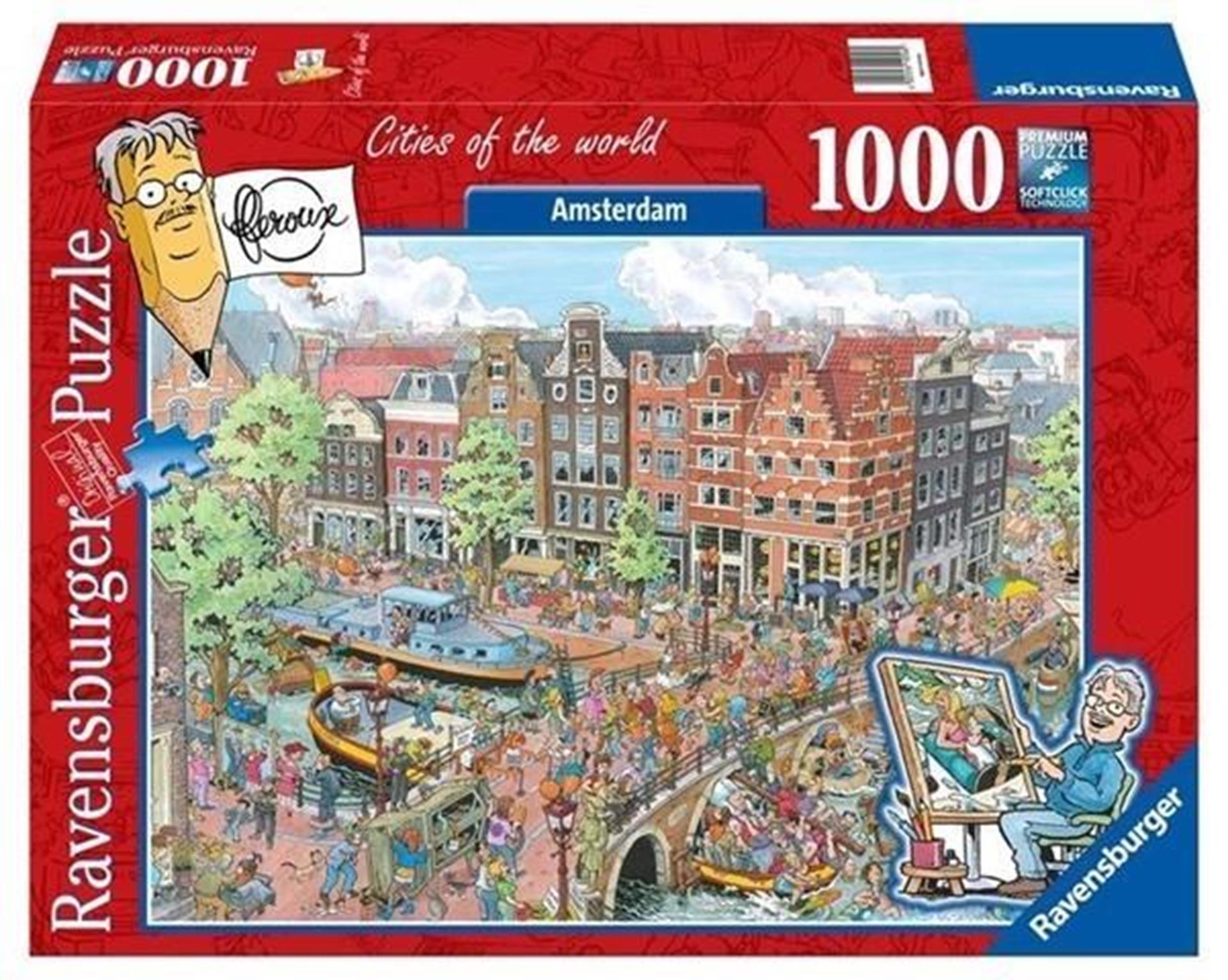 Ravensburger Jigsaw Puzzle Ferroux Amsterdam, 1000st.