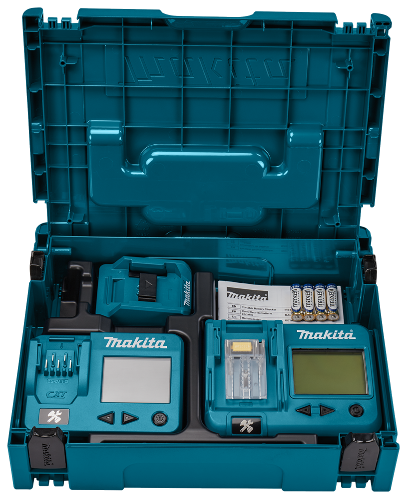 Makita Zubehör Batterietester-Set 3-teilig CXT, LXT, XGT – 191S58-5 – 191S58-5