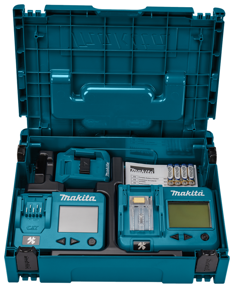 Makita Zubehör Batterietester-Set 3-teilig CXT, LXT, XGT – 191S58-5 – 191S58-5