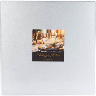 Square Quadrat 30 cm Silber