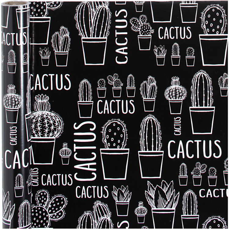 Creativ Company Geschenkpapier, Kaktus, B: 50 cm, 80 gr, 5 m 1 Rolle