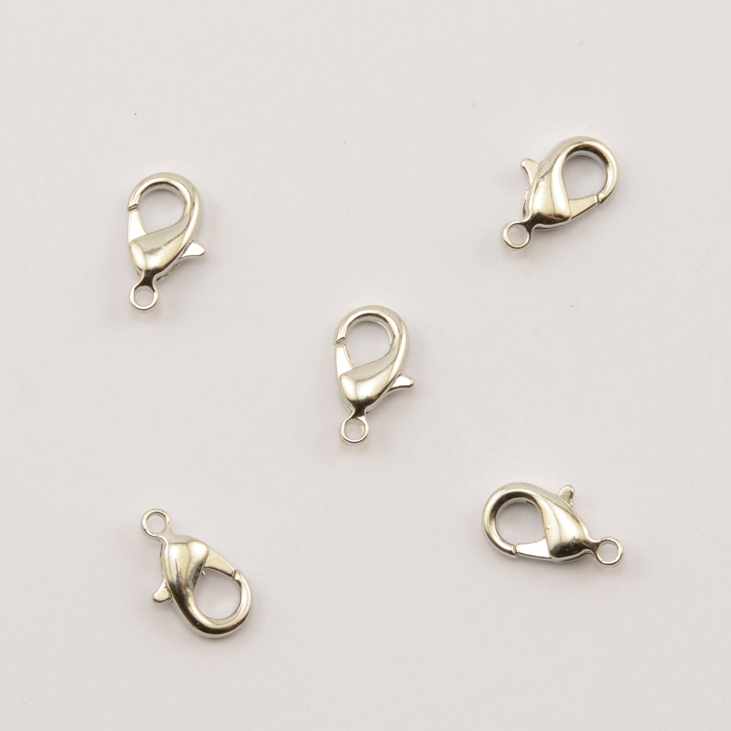 Vaessen creative • Karabinerverschluss 11 mm, 144 Stück, Silber