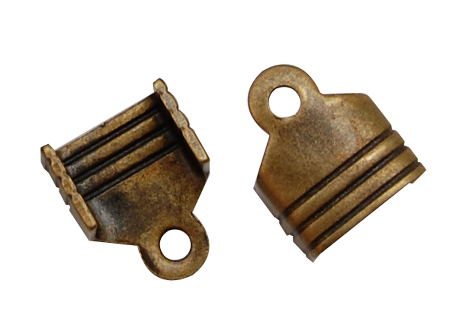 Vaessen creative • Endkappen 10 Stück Bronze