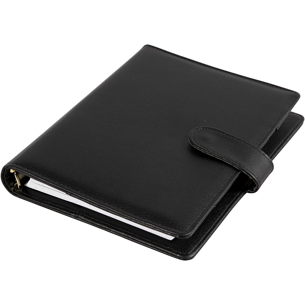 Creativ Firmenplaner Bullet Journal, Größe 19x23,5x4 cm, Ringbuch, schwarz, 1 Stück