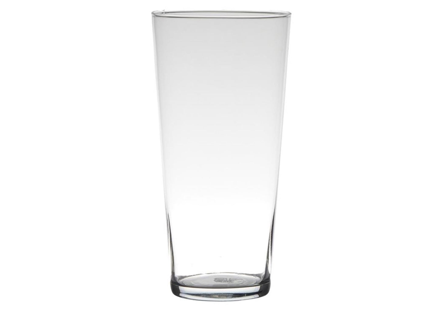 Hakbijl Glasvase Essentials konisches Glas ø16xh29cm