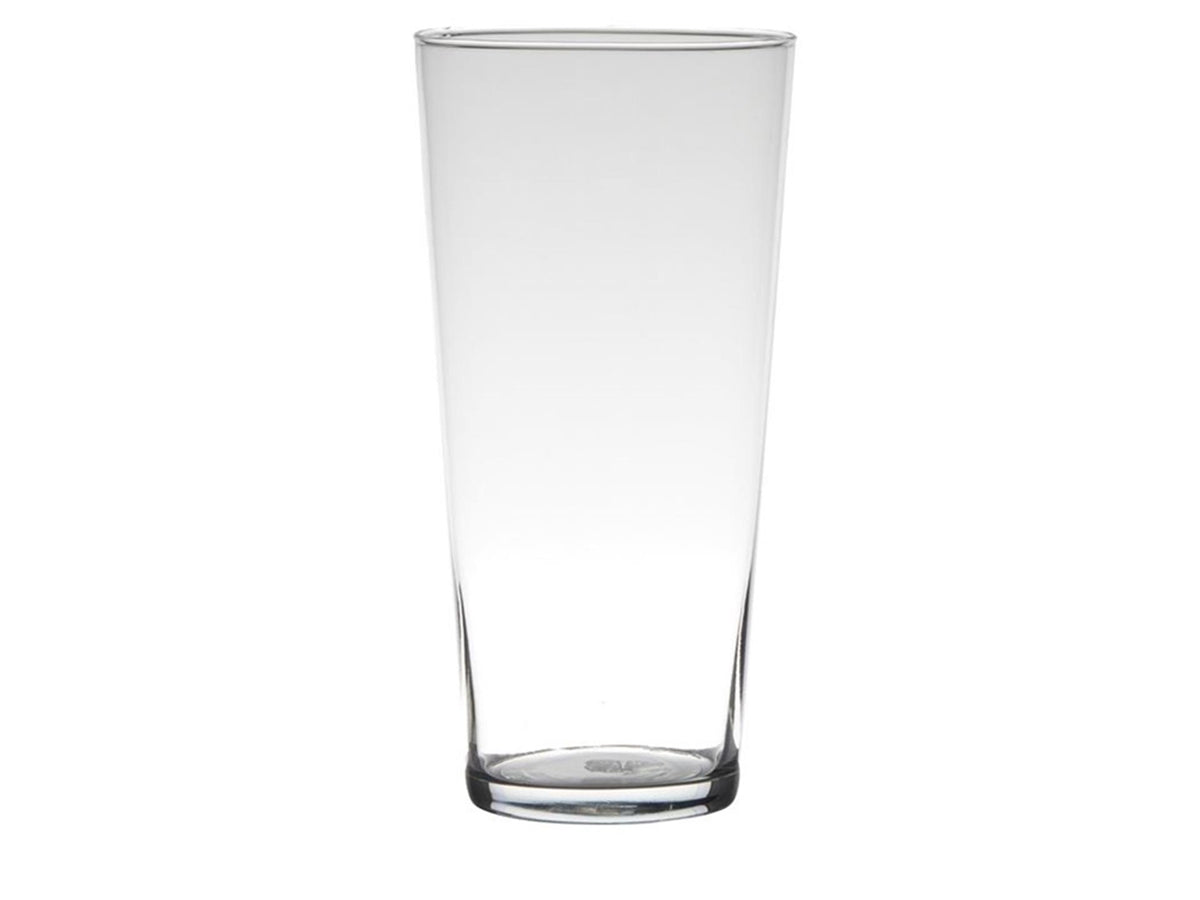 Hakbijl Glasvase Essentials konisches Glas ø16xh29cm
