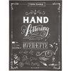Handlettering - Übungen, Größe 21x28 cm, Stärke 1 cm, Seitenanzahl 63, 1 Stück, dänischer Text