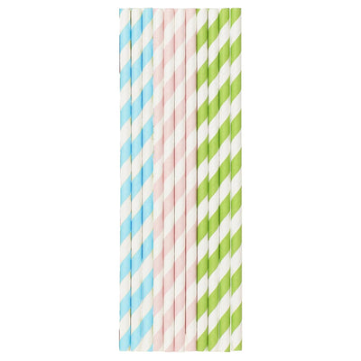 Duni Papierstrohhalme Pastell 20cm 25St
