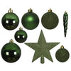 Kaemingk Weihnachtskugeln Polystyrol matt, glänzend, Glitzermix Durchmesser 8cm