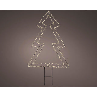 Mikro-LED-Baum aus Metall, Außenlänge 1 cm x B. 45 cm x H. 60 cm