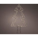 Mikro-LED-Baum aus Metall, Außenlänge 1 cm x B. 45 cm x H. 60 cm