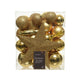Kaemingk Weihnachtskugeln Polystyrol glänzend, matt, Glitzermix, Durchmesser 8 cm