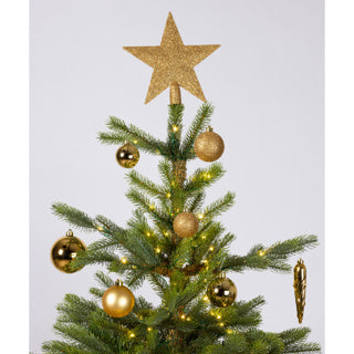 Kaemingk Weihnachtskugeln Polystyrol glänzend, matt, Glitzermix, Durchmesser 8 cm