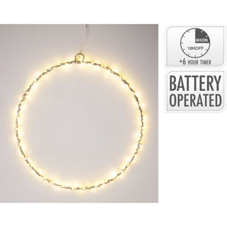 Kein Markenring 30cm mit LED silber | 3 Stück