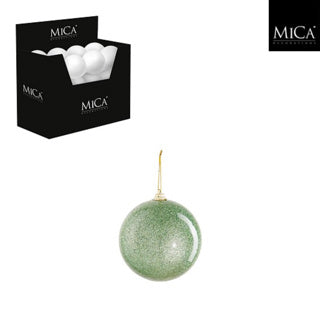 Kugel unzerbrechlich grün 24 Stück Display - D8cm | 24 Stück