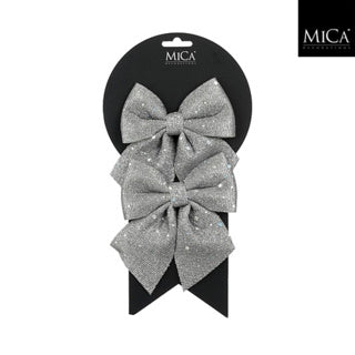 Edelman Bogen Silber 2 Stück - L12xB13xH1cm | 5 Stück