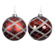 Weihnachtskugel PP 2-farbig assdia8cm | 12 Stück