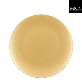 Edelman Mila Dekoteller aus recyceltem Kunststoff Gold – H2x T33cm | 4 Stück