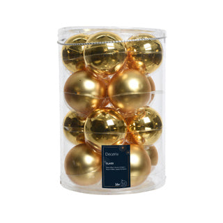 Kaemingk Weihnachtskugeln Glas glänzend, matt mixdia8cm