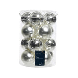 Kaemingk Weihnachtskugeln Glas glänzend, matt mixdia8cm - afbeelding 1