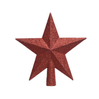 Spitze Polystyrol glitzernd, 4,2 cm x 19 cm x 19 cm hoch | 6 Stück