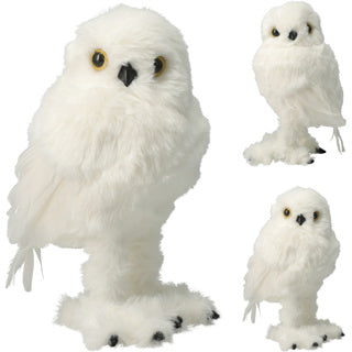 Eule stehend 24cm weiß 2sort 4 Stück