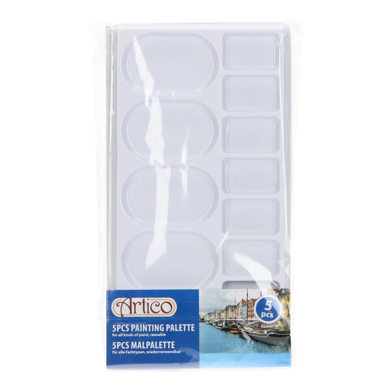 Malen Sie Palette, 5st.