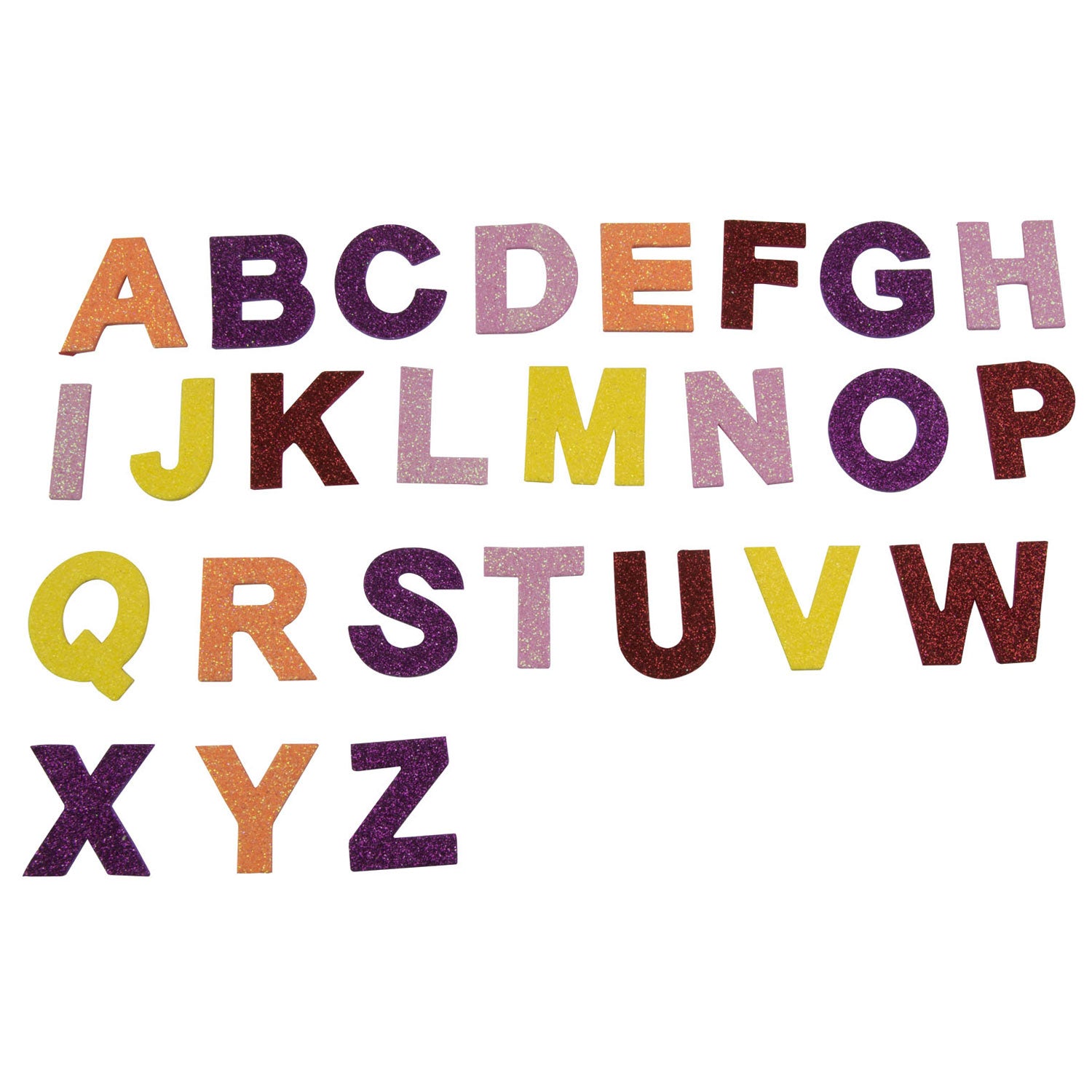 Bastelaufkleber Alphabet, 130.