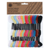 Baumwollhandwerksfäden Stickwäsche 8mtr, 15dlg. - afbeelding 1