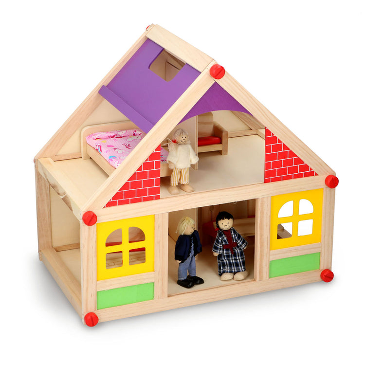 Holzpuppenhaus, 11dlg.
