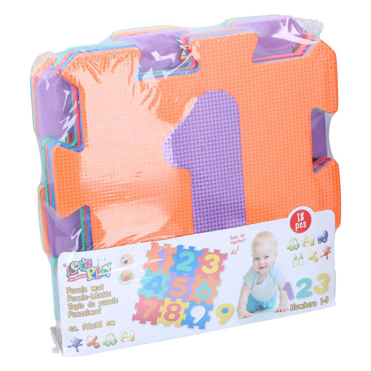 Speelmat Foam Numbers, 9st.