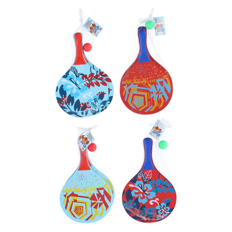 Beachball-Set aus Holz, 3dlg