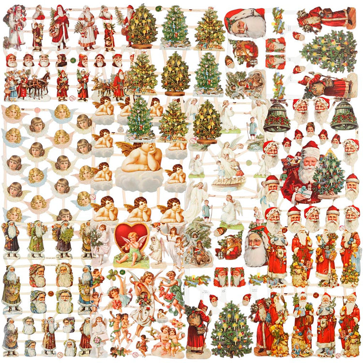 Creativ Company Vintage-Bilder, Weihnachten, Blatt 16,5x23,5 cm, 30 Blatt 1 Box
